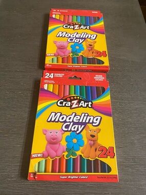 Modeling Clay - 24 Rainbow Colors (Yellow Packaging) Set of 2